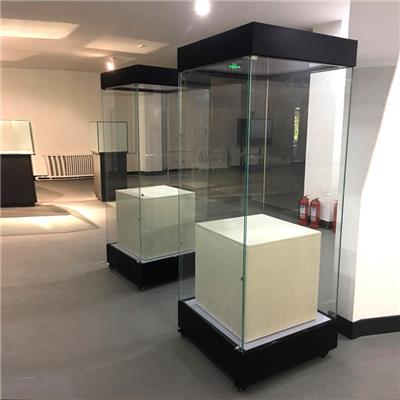 厂家加工金属玻璃博物馆立柜展示柜古董陈列柜玻璃立柜