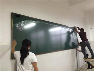 百色磁性黑板批发、学校推拉式移动教学黑板定制