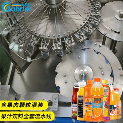 自动饮料灌装设备 小型果汁饮料生产线设备 生产流程图