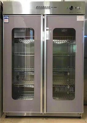 亿盟商用消毒柜 YTP-1200A钢化玻璃双门中温消毒柜 臭氧碗筷餐具保洁柜
