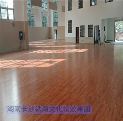 体育篮球馆运动木地板羽毛球实木耐磨地板
