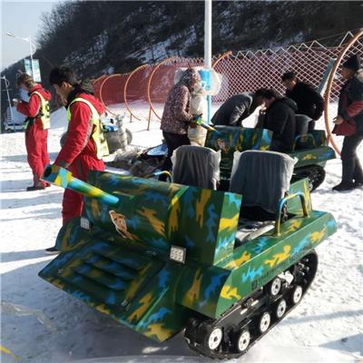 雪地履带式观光旅游坦克车 游乐坦克车厂家供应价格