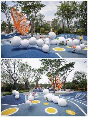 甘肃小区广场不锈钢毛毛虫雕塑 儿童玩耍彩绘动物定制
