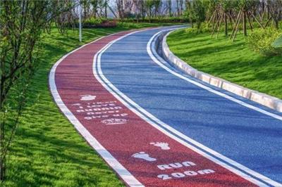 大連塑膠跑道廠家 彩色環保幼兒園塑膠跑道施工 小區EPDM地面安裝 彩色路面