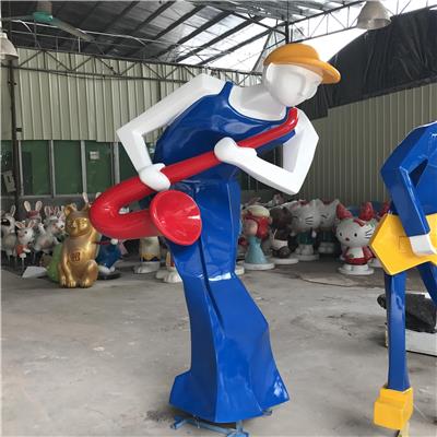 广州玻璃钢人物雕塑厂家|水泥雕塑