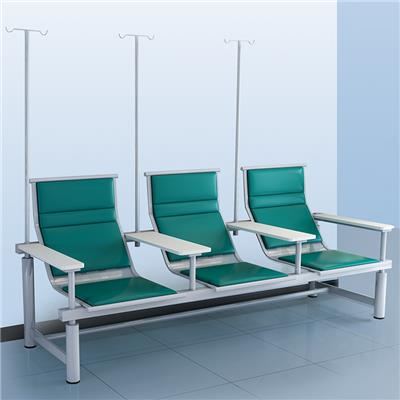 内蒙乌海市三人位排椅医院候诊椅不锈钢机场等候椅车站银行沙发公共连排椅子