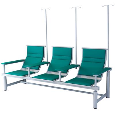内蒙通辽市排椅三人位医用不锈钢输液椅公共机场椅座椅等候椅候诊椅连排椅子