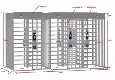 全高十字闸机在建筑工地上得安全管理 全高旋转门 自动全高十字闸机厂家