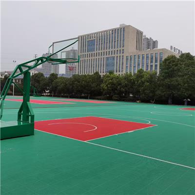 篮球场幼儿园悬浮地板学校工程塑胶地垫跑道拼接地板
