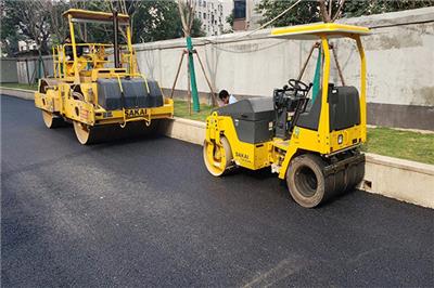 郑州管城区沥青混凝土 沥青路面施工报道