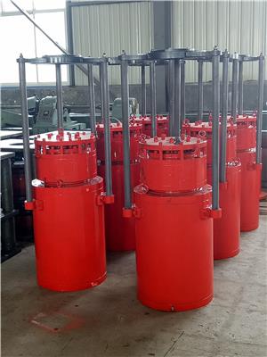 发电厂烟囱多缸筒安装300T钢绞线千斤