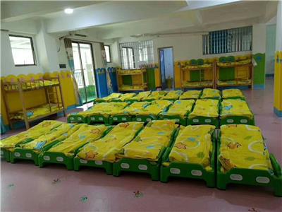 幼儿园午托儿童实木一体床儿童叠叠床儿童家具儿童床