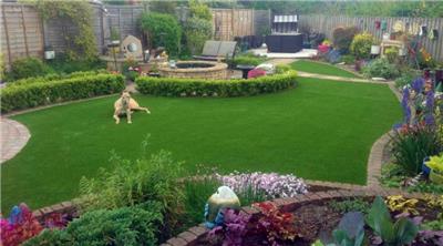 庭院绿化人工草坪的优点