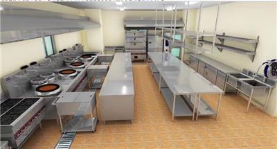唐山食堂整体厨房工程-酒店装修设计工程-不锈钢操作台