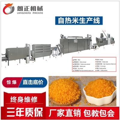 沖泡米生產設備 便攜自熱米飯生產設備 大米擠出膨化機