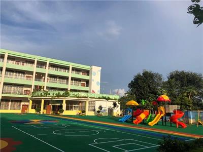 阳江幼儿园彩色地板施工 绿色环保 颜色多样