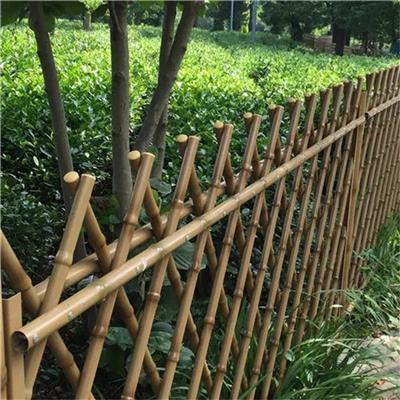 长沙仿竹篱笆生产厂家 镀锌钢仿竹护栏 防腐蚀