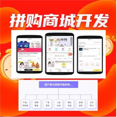 上海**拼团App系统开发、多人拼团模式价格？