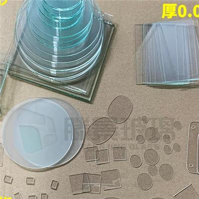 定制加工方形/圆形/异形**薄玻璃片0.5-5mm，定制尺寸