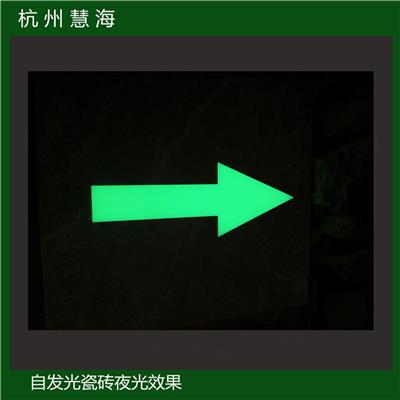 慧海供应高亮度夜光陶瓷 消防安全指示箭头标志