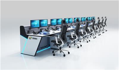 厂家定做海南出入境调度中心控制台 现代科技感操作台