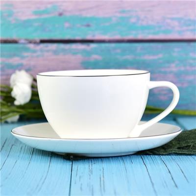 厂家批发质瓷咖啡杯碟套装 欧式礼品下午茶水套装 可印制画面