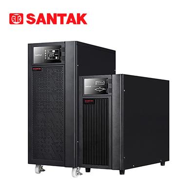 山特C6KS不间断电源UPS在线式6KVA/5400W机房稳压备用需外接电池