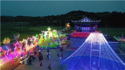 上海幕明灯光造景 圣诞灯光装饰规划布置 灯光设计亮化工程