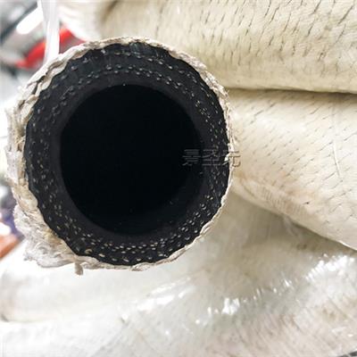天津景圣元耐高温胶管厂家生产石棉布胶管耐温120度防火阻燃胶管