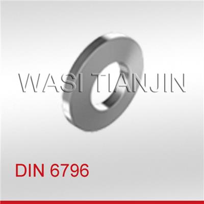 锥形碟型弹簧垫圈DIN6796 可供弹簧钢和不锈钢A2 A4