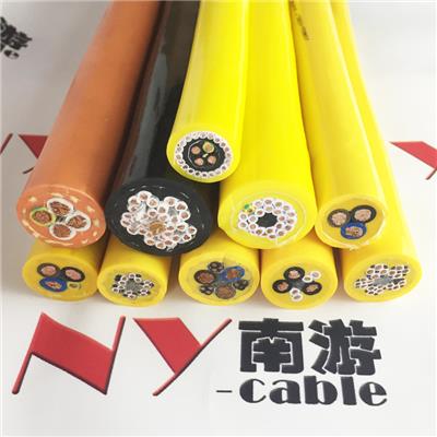 南京卷筒抓斗电缆厂家 双护套聚氨酯卷筒电缆 免费样品