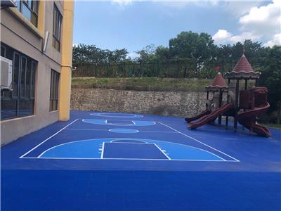上海无毒硅PU篮球场地面 量大优惠