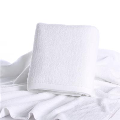 厂家直销植物纤维毛巾 足疗按摩纯棉毛巾 一次性白毛巾浴巾套装