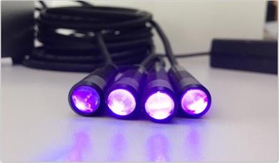 定制LED点光源照射头，UV LED点光源照射头，UV胶无影胶固化灯