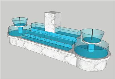 东莞大湾区海鲜池定做 上门设计酒店海鲜池方案 东莞大岭山海鲜池鱼缸制作