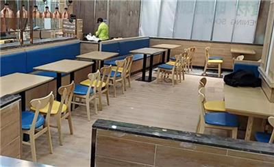 广东快餐桌椅-饭店快餐桌椅-连锁餐厅桌椅供应商质保3年