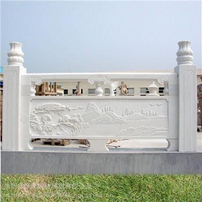 汉白玉石雕栏杆加工厂-供应博尔塔拉蒙古自治区石雕栏杆制作与安装