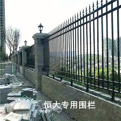 定制围墙围栏-锌钢护栏-工程护栏