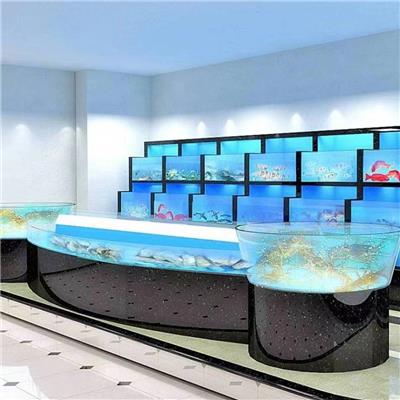 香洲区海鲜池定做 上门测量海鲜池尺寸 珠海一体海鲜池定制