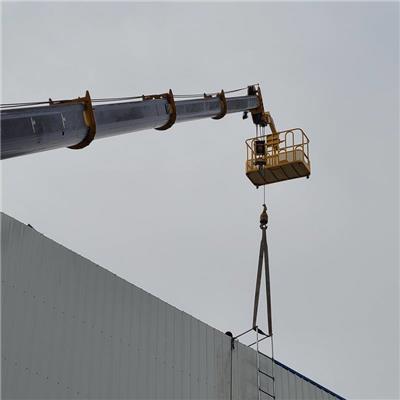 厂家销售1.2米旋转吊篮 外墙施工吊车顶框 自动调平吊车吊篮