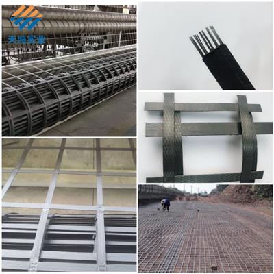 贵州双向塑料钢土工格栅 路面提岸加固杭州