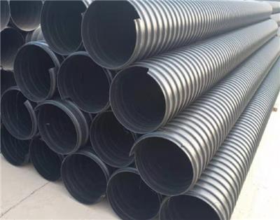 高明厂家供应钢带增强聚乙烯螺旋波纹管厂家批发,HDPE钢带管