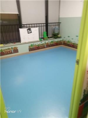 深圳福田中小学室内及走廊地面PVC地胶铺设项目