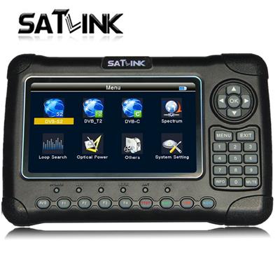 Satlink WS-6980 DVB-S2/C/T2 satellite finder频谱分析寻星仪
