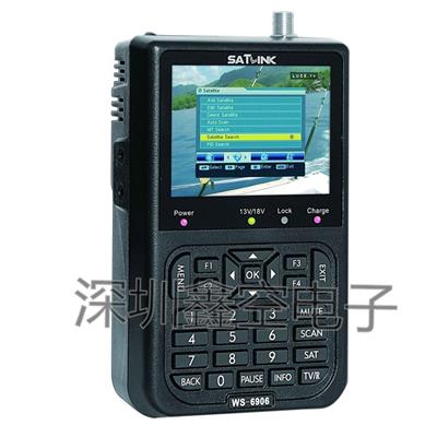 SATLINK WS-6906寻星仪电视信号调星测试器接收DVB-S信号出口**