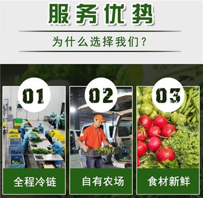 东莞虎门蔬菜配送公司  提供虎门工厂蔬菜批发一站式贴心服务