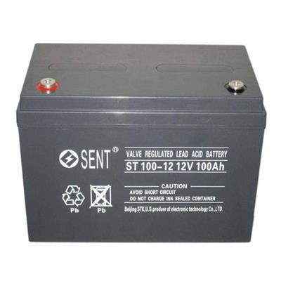 SENT森特蓄电池ST12V150AH储能/太阳能光伏发电/UPS不间电源/EPS直流屏