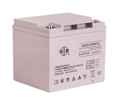 双登蓄电池6-GFM12V38AH铅酸/免维护蓄电池/ UPS直流屏EPS通讯用