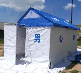 应急救灾厕所帐篷带蹲位带便池加厚户外室外帐篷