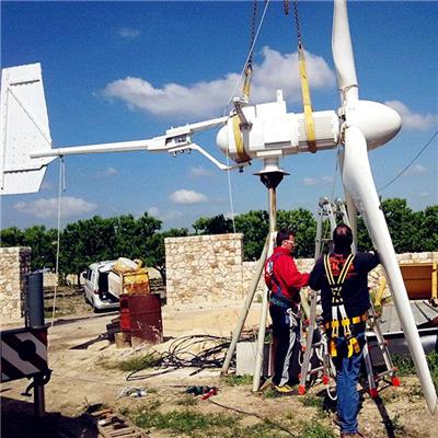 甘肃平凉20千瓦风力发电机 户外风力发电机满足用电需求